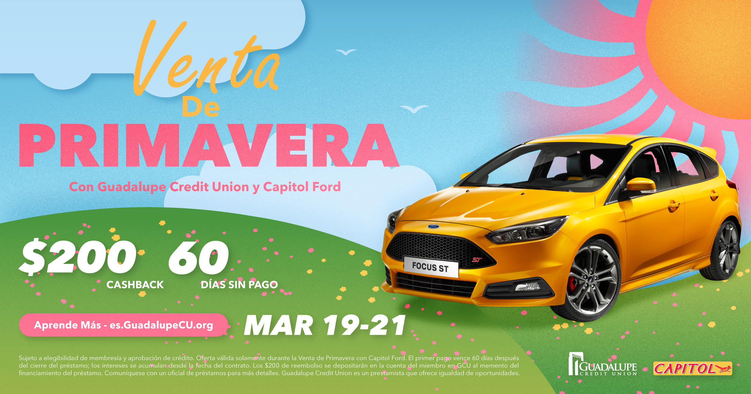 GCU - Capitol Ford Car Sale ad